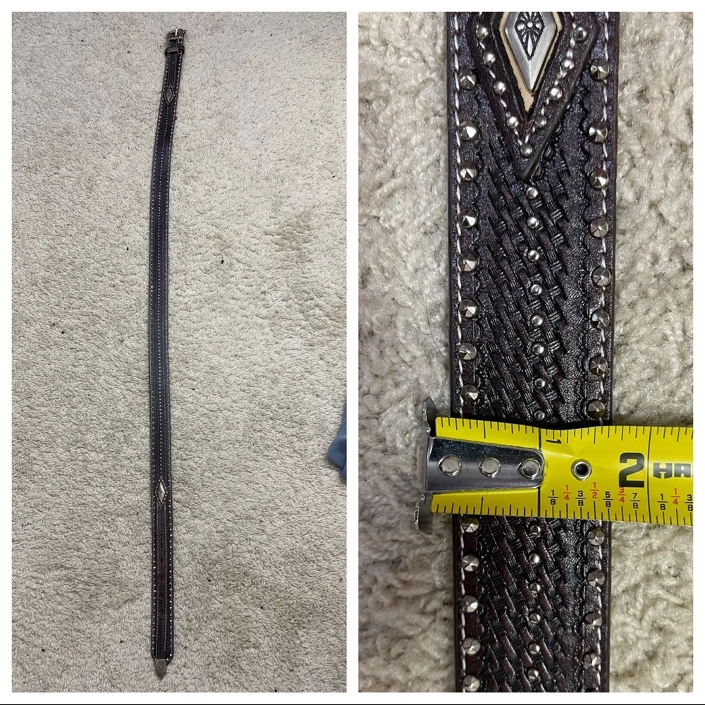 Nocona brown leather